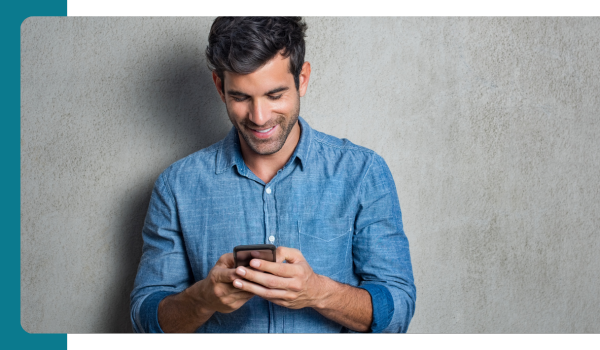 Man on phone